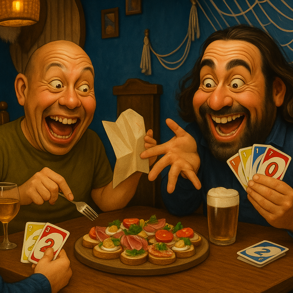 Brian et Richard qui s'amusent