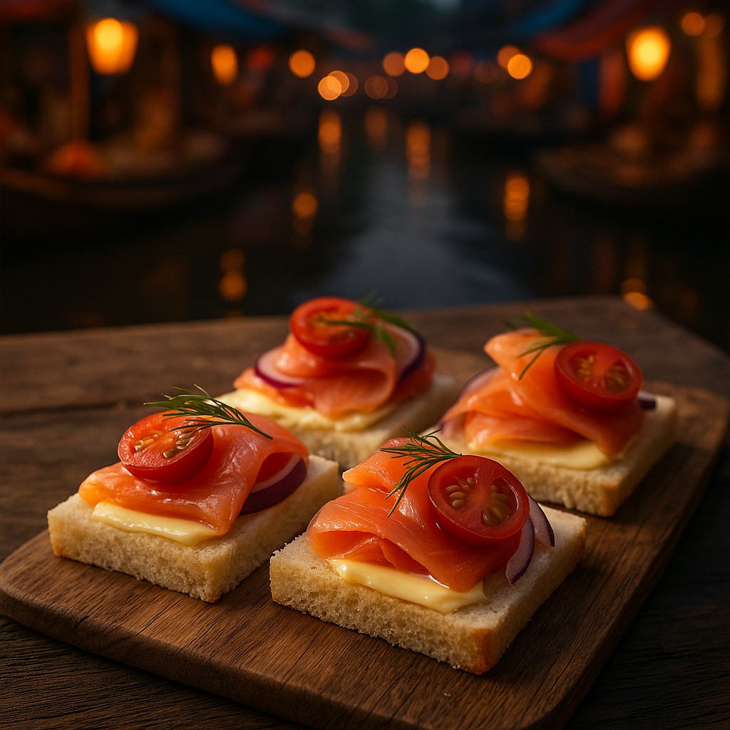 Toast de saumon